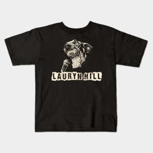 lauryn hill ll beast scream Kids T-Shirt